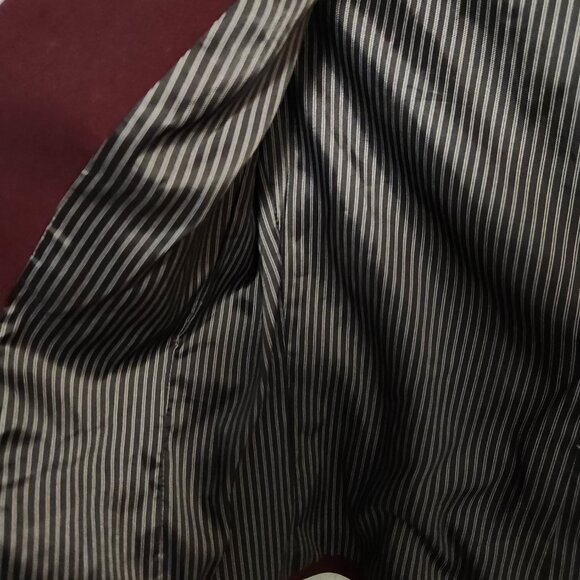 Express Women's Maroon Contemporary Blazer Jacket Small - Picture 9 of 12